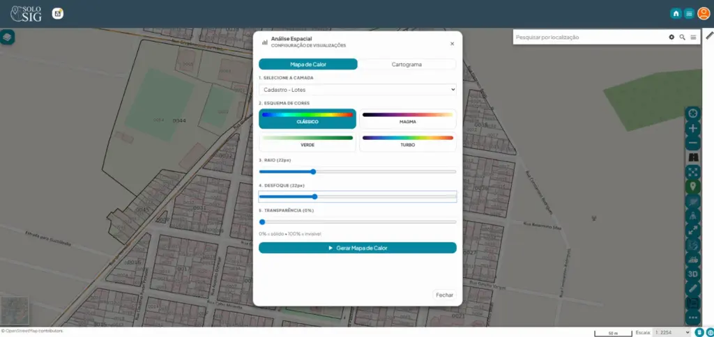 sistema georreferenciado para gestão urbana